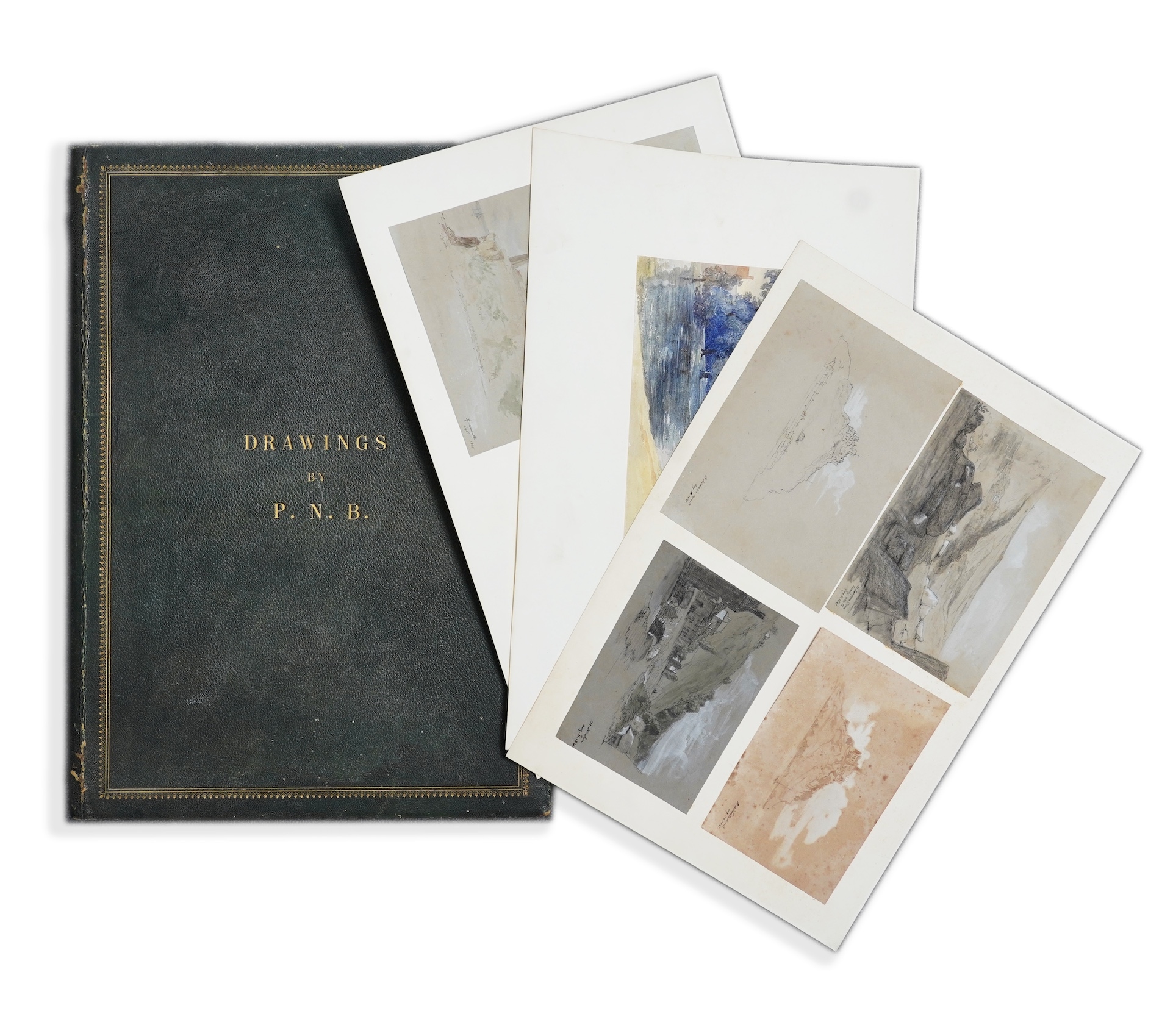 Artwork by Philip North Brockedon, Sketches by P.N.B., Made of watercolours