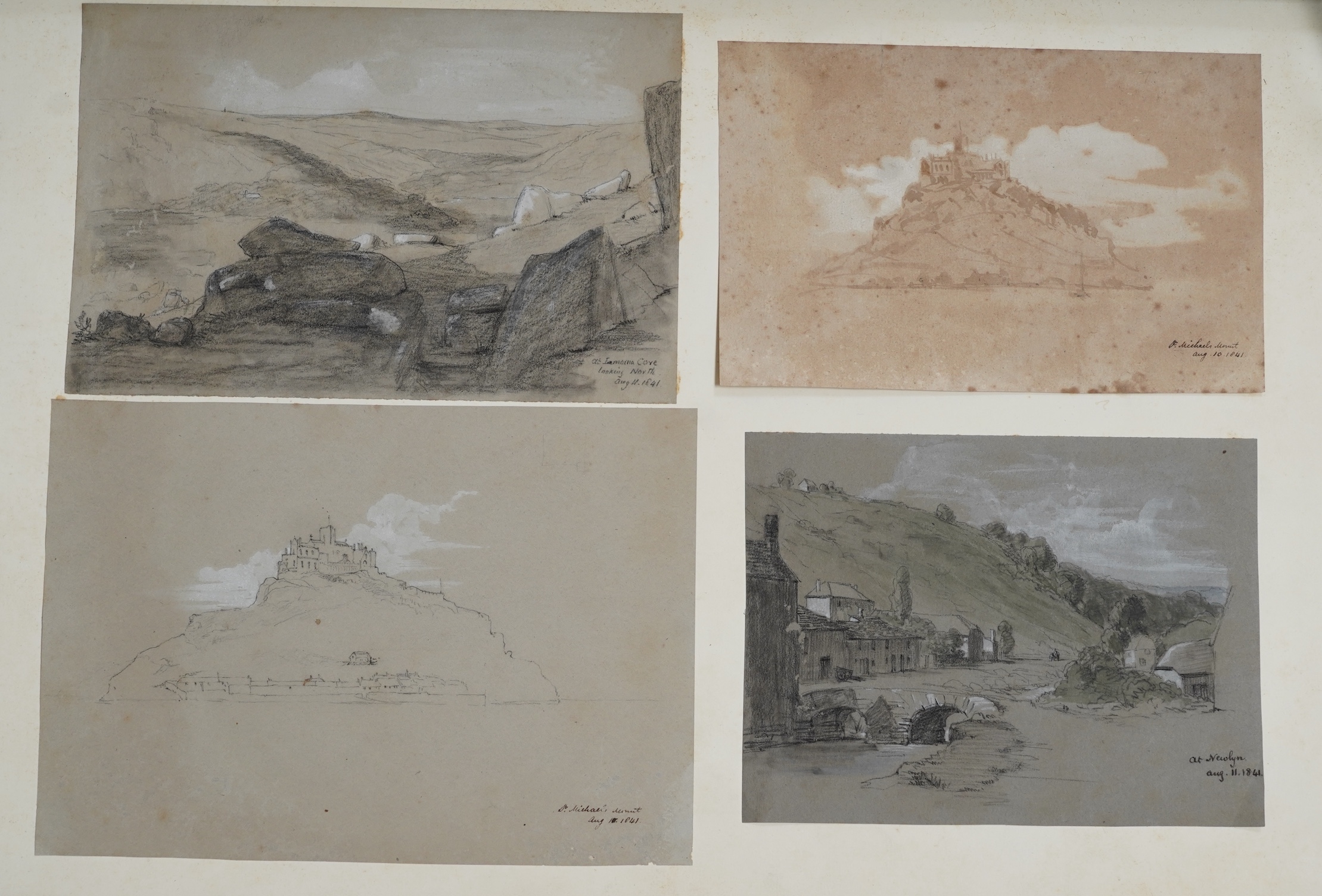 Artwork by Philip North Brockedon, Sketches by P.N.B., Made of watercolours