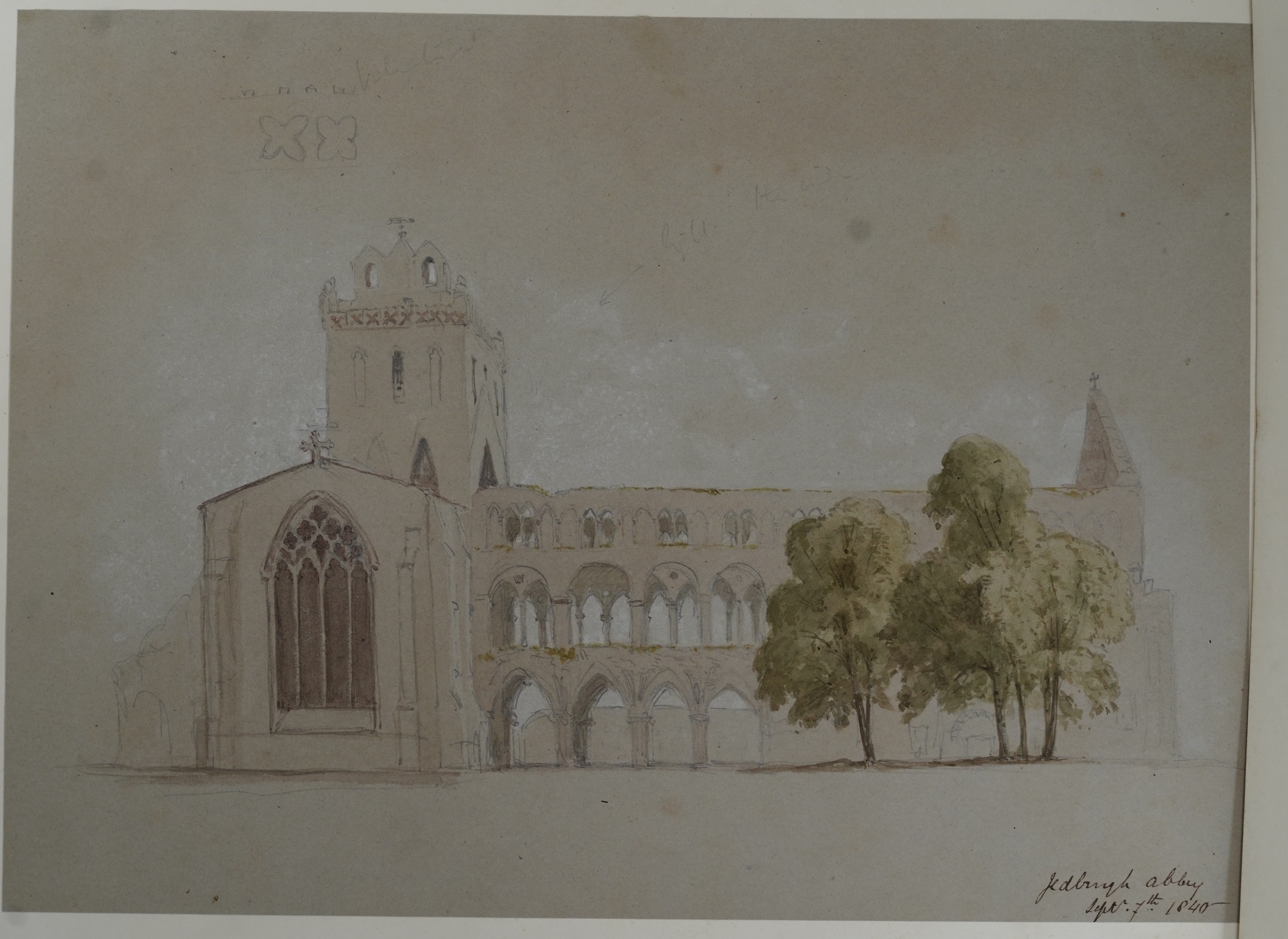 Artwork by Philip North Brockedon, Sketches by P.N.B., Made of watercolours