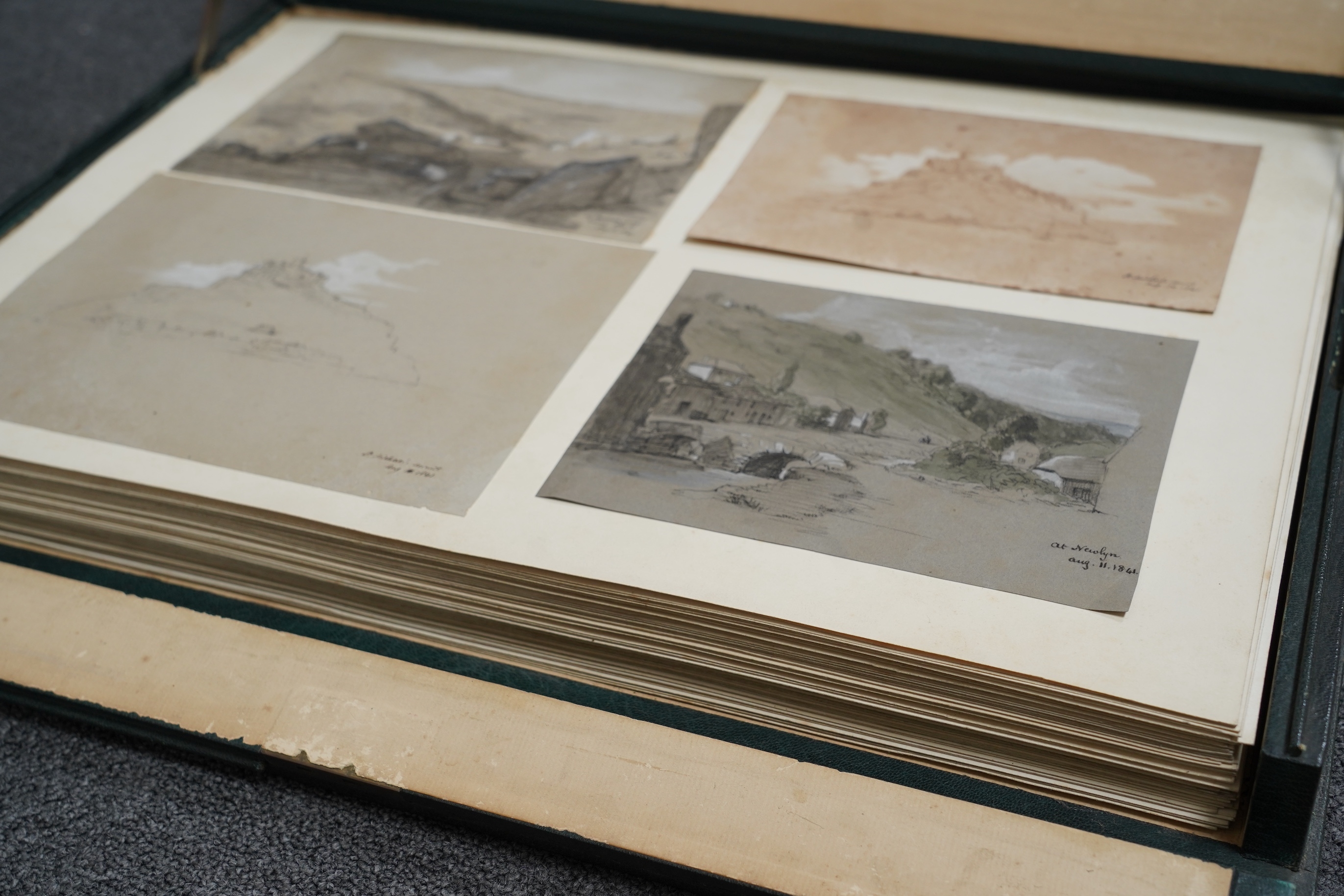 Artwork by Philip North Brockedon, Sketches by P.N.B., Made of watercolours