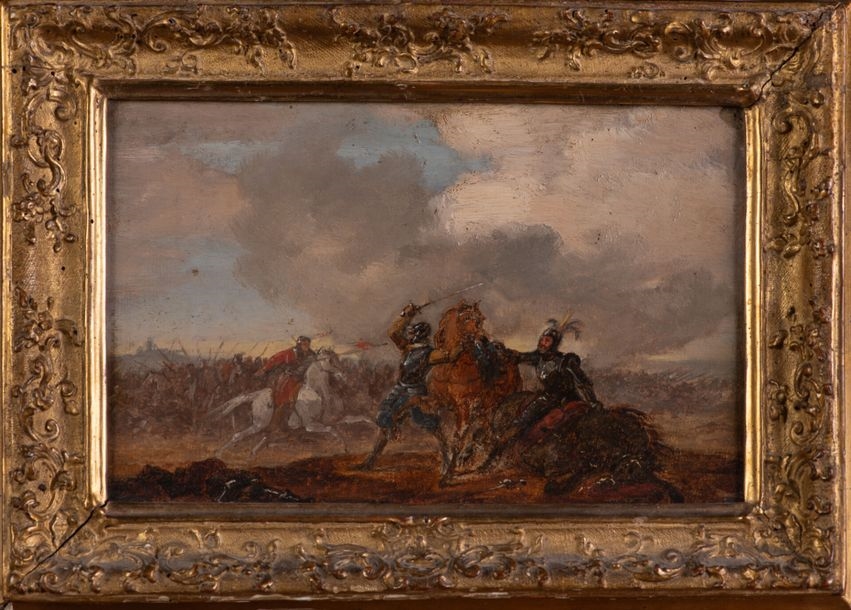 Artwork by Jean du Plessis, Charge de cavalerie