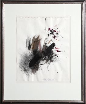 Untitled - Portrait with Abstract - Josep Grau Garriga