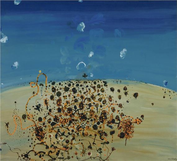 A Field of Wattles by John Olsen