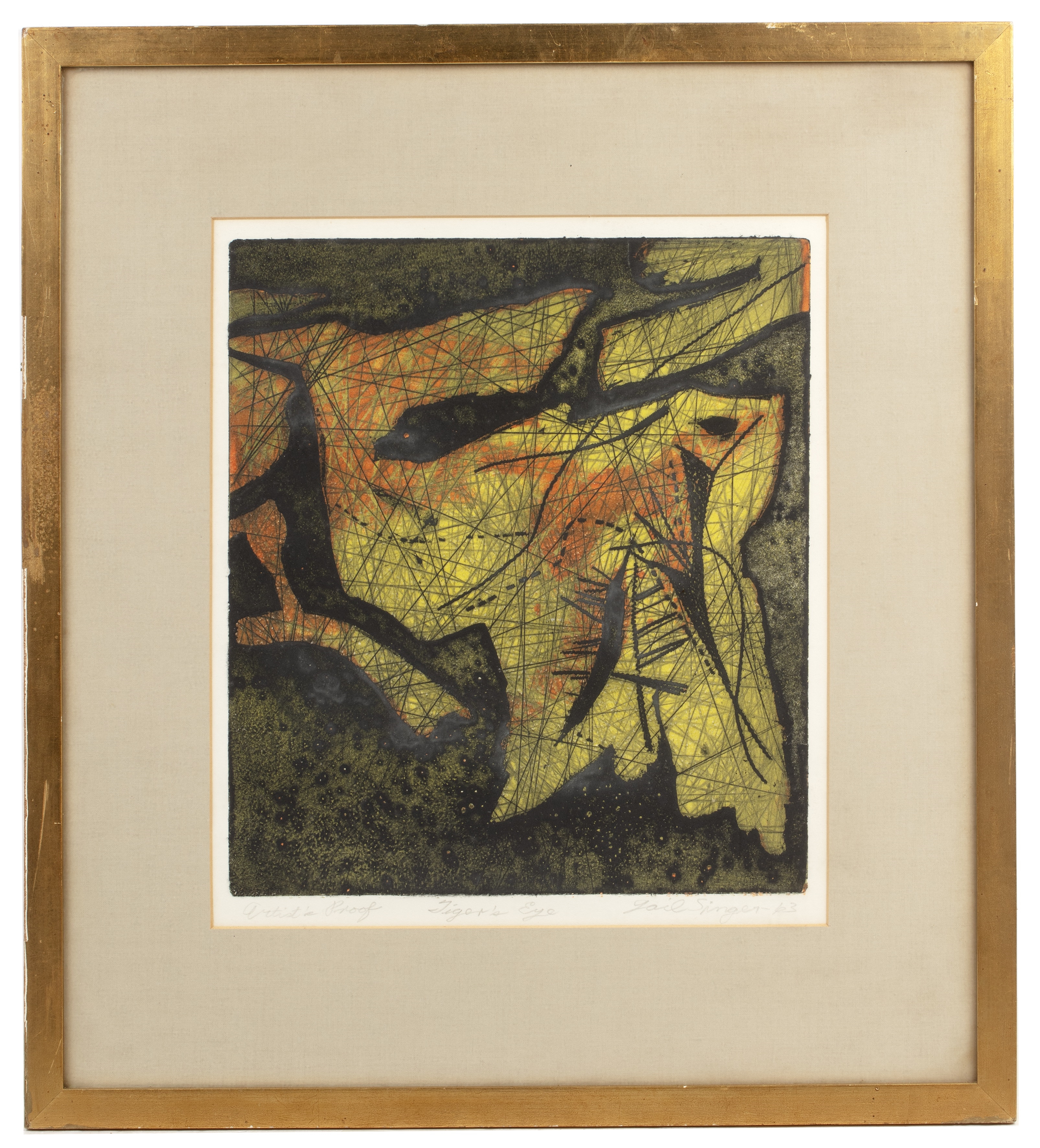 Gail Singer | 'Tiger's Eye' (1963) | MutualArt