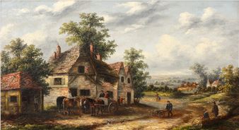 Outside The Bell Inn - Georgina Lara