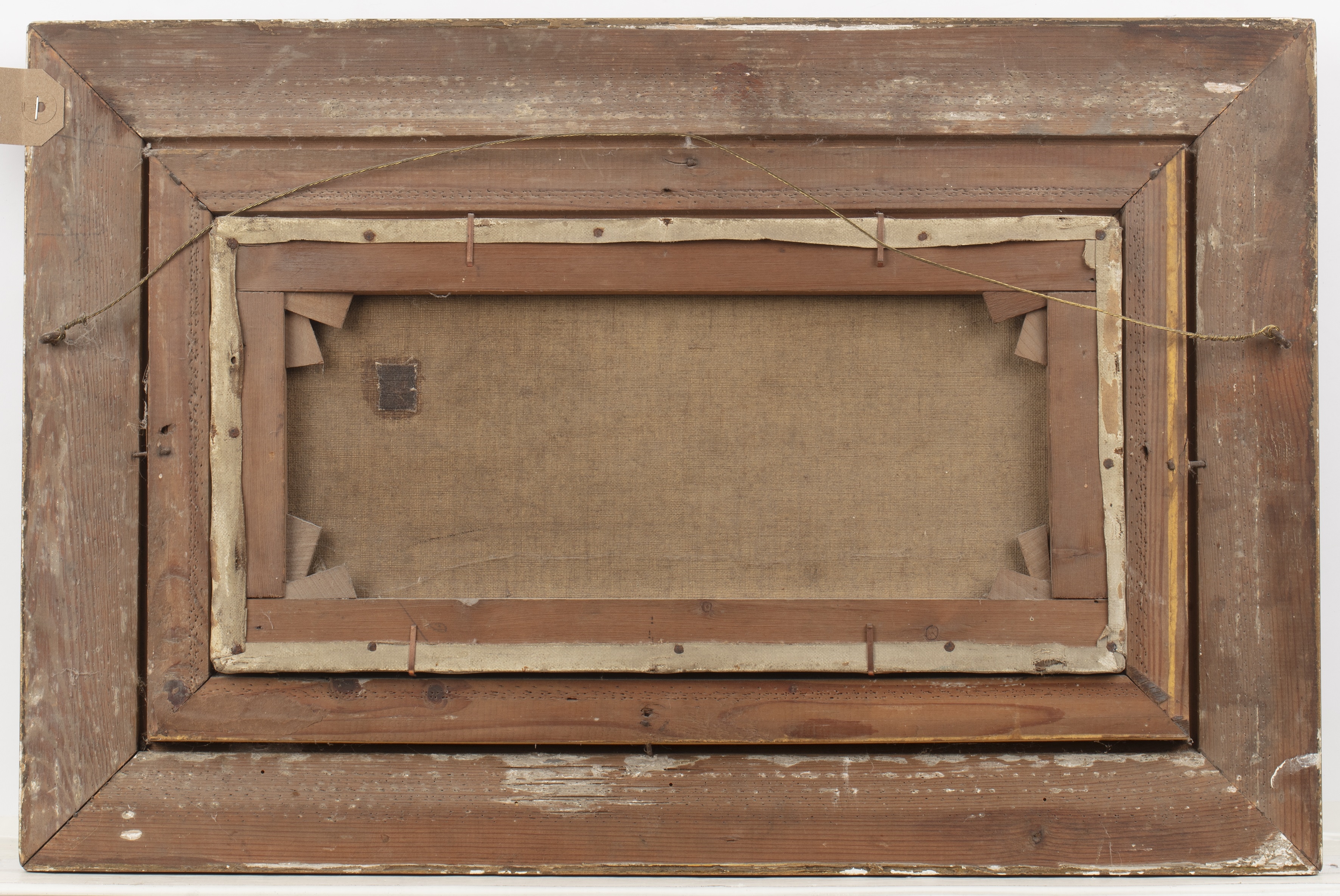 Artwork by Allan, River landscape with castle; and companion, Made of oils on canvas