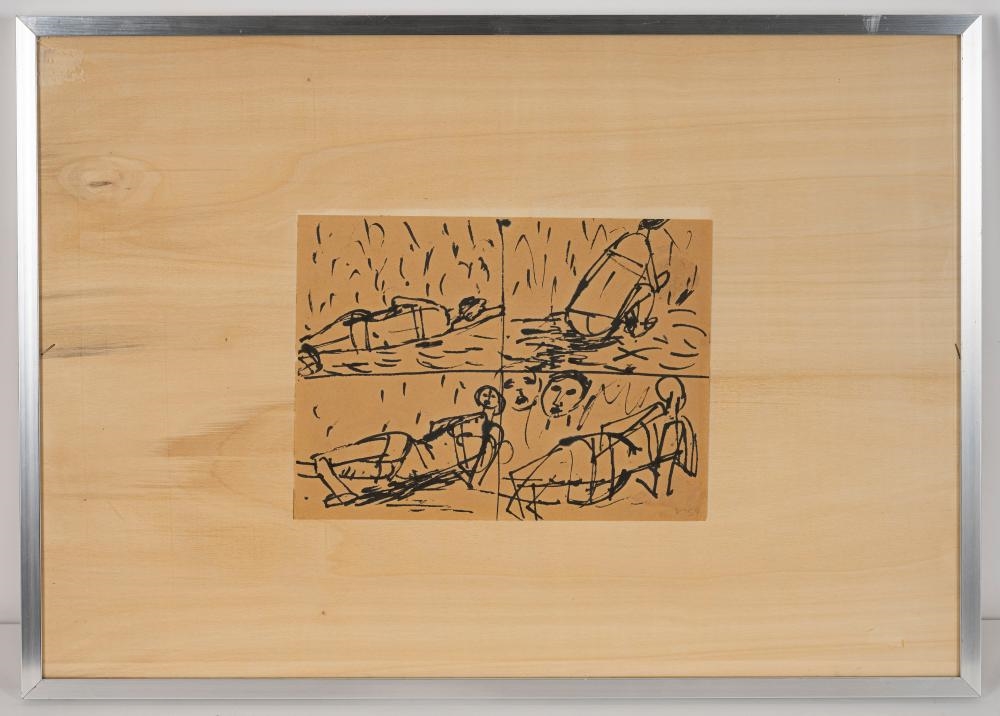 Artwork by Allan Kaprow, Encounters, Made of Ink on paper