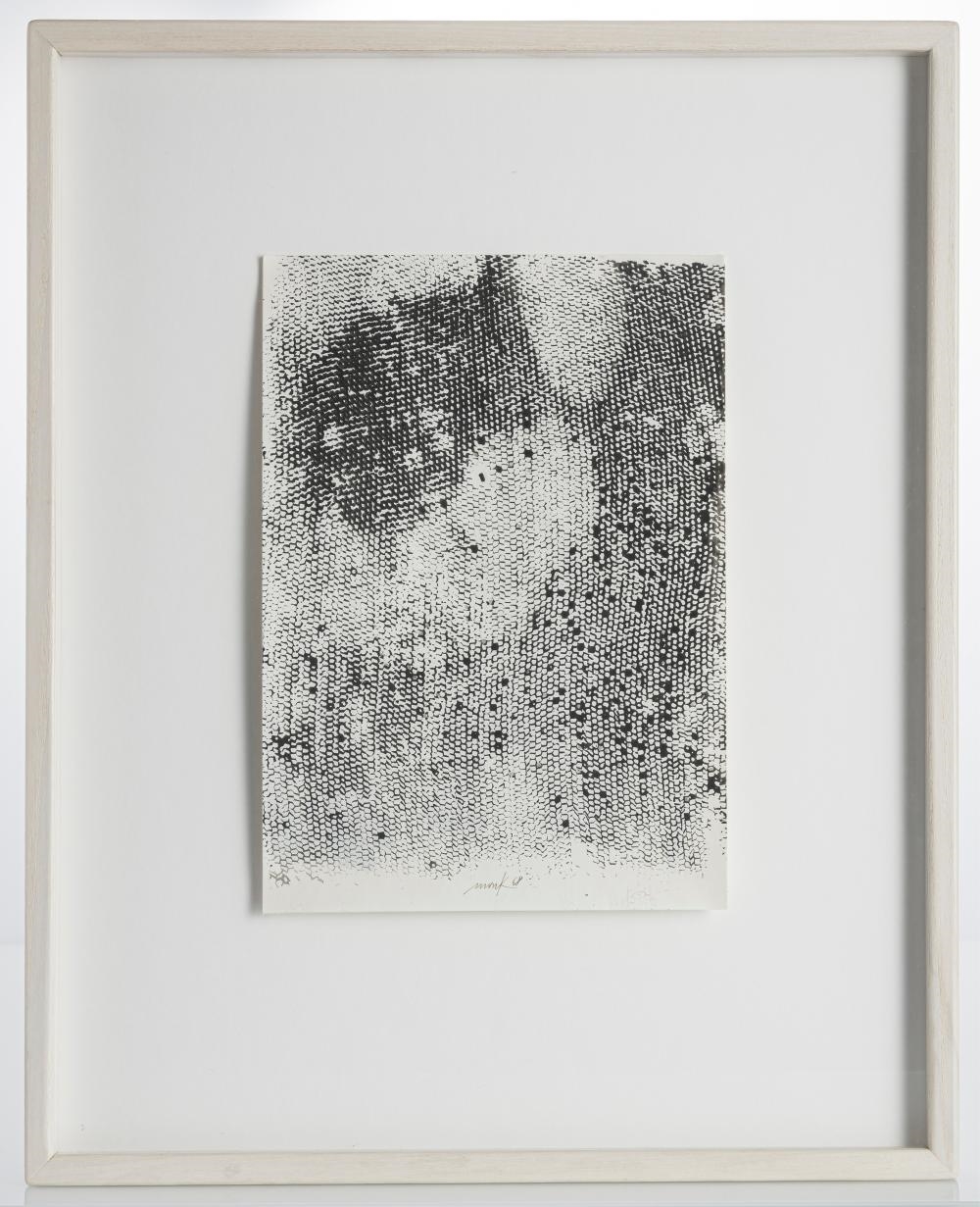 Artwork by Heinz Mack, Der Fleiß der Bienen, Made of Ink on paper