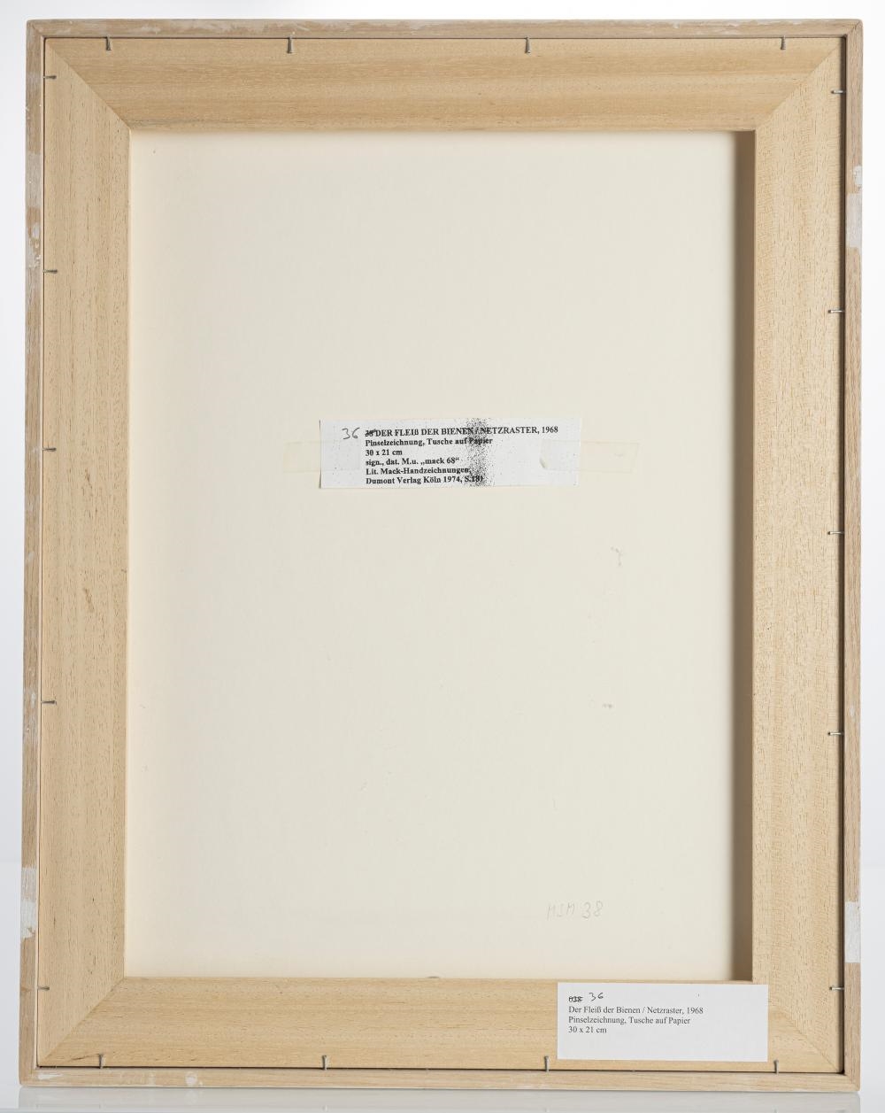 Artwork by Heinz Mack, Der Fleiß der Bienen, Made of Ink on paper