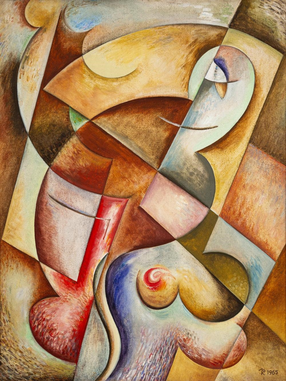 Artwork by Thomas Ring, Fülgia (Isländischer Geist, Made of Oil on canvas