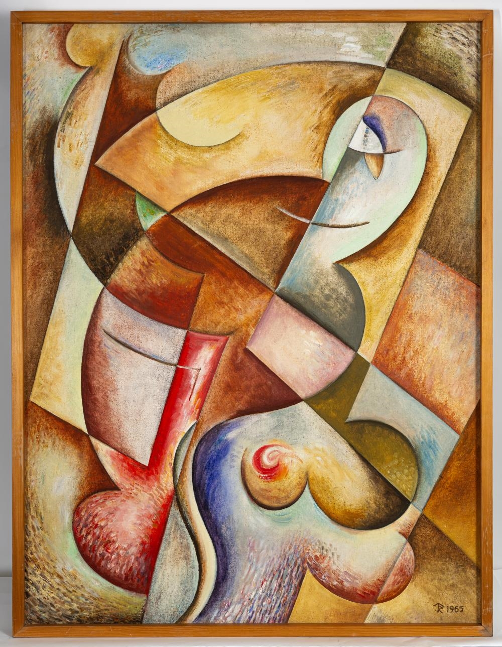 Artwork by Thomas Ring, Fülgia (Isländischer Geist, Made of Oil on canvas