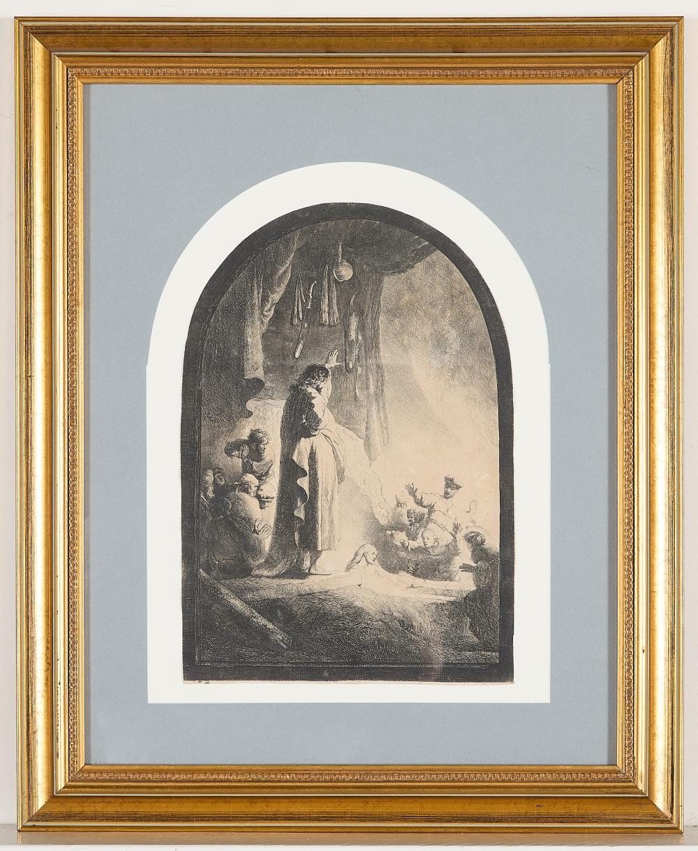 Rembrandt van Rijn | The Raising of Lazarus | MutualArt