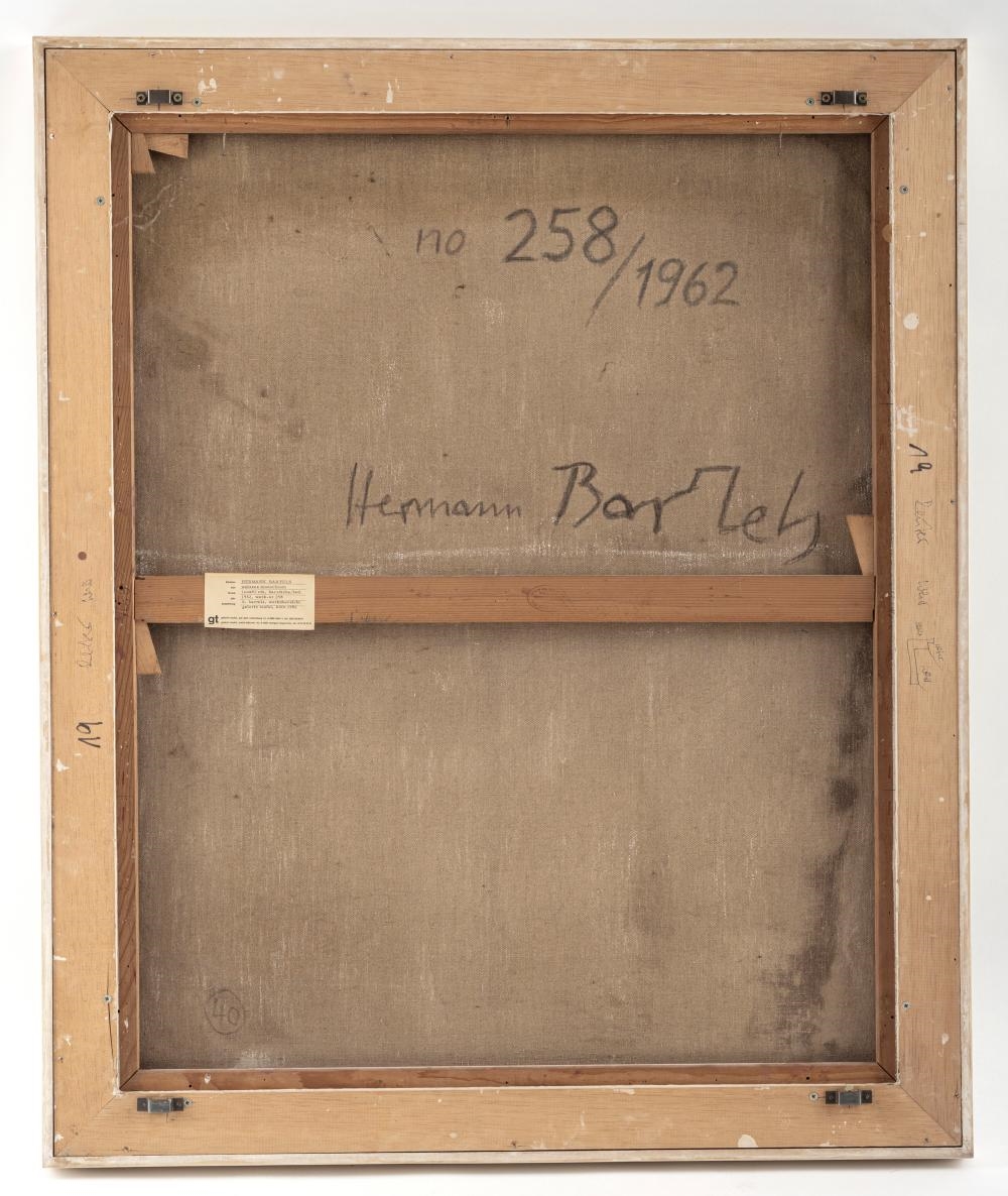 Artwork by Hermann Bartels, Weißes Monochrom, Made of Resin colour on canvas