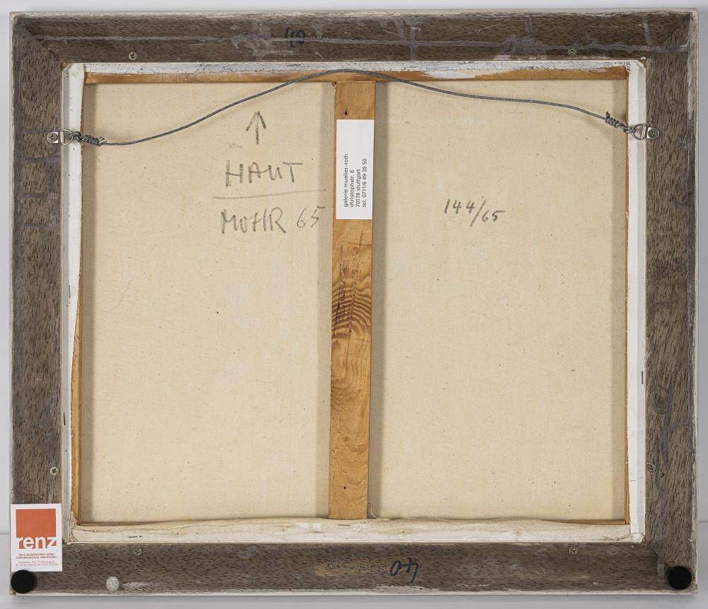 Artwork by Manfred Mohr, Untitled, Made of Ink and tempera on canvas