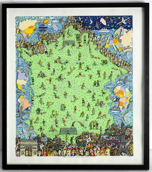 #ジェームス・リジィ「THE (版画 「ジェームスリジィ」シルクスクリーン - Yahoo!オークション WATCHING」 BE WILL WORLD 版画