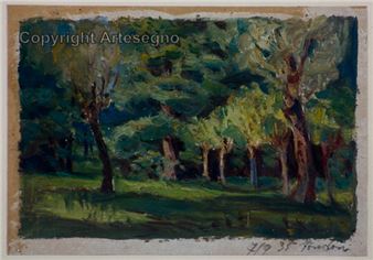 Paesaggio Carnico a Fondon - Giuseppe Muner