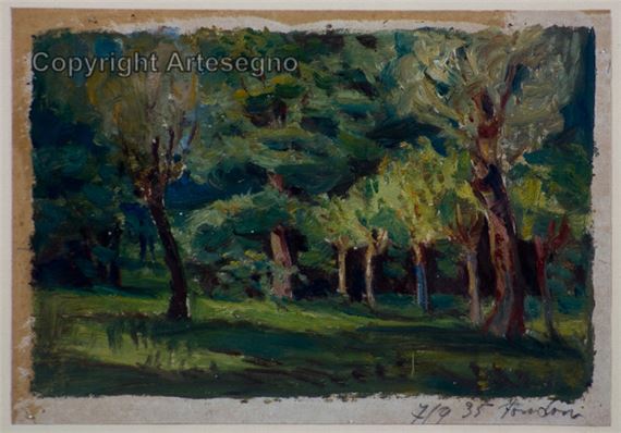 Paesaggio Carnico a Fondon by Giuseppe Muner, 1935