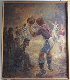 The throw-in, and The save, both Manchester United v - John Thirtle