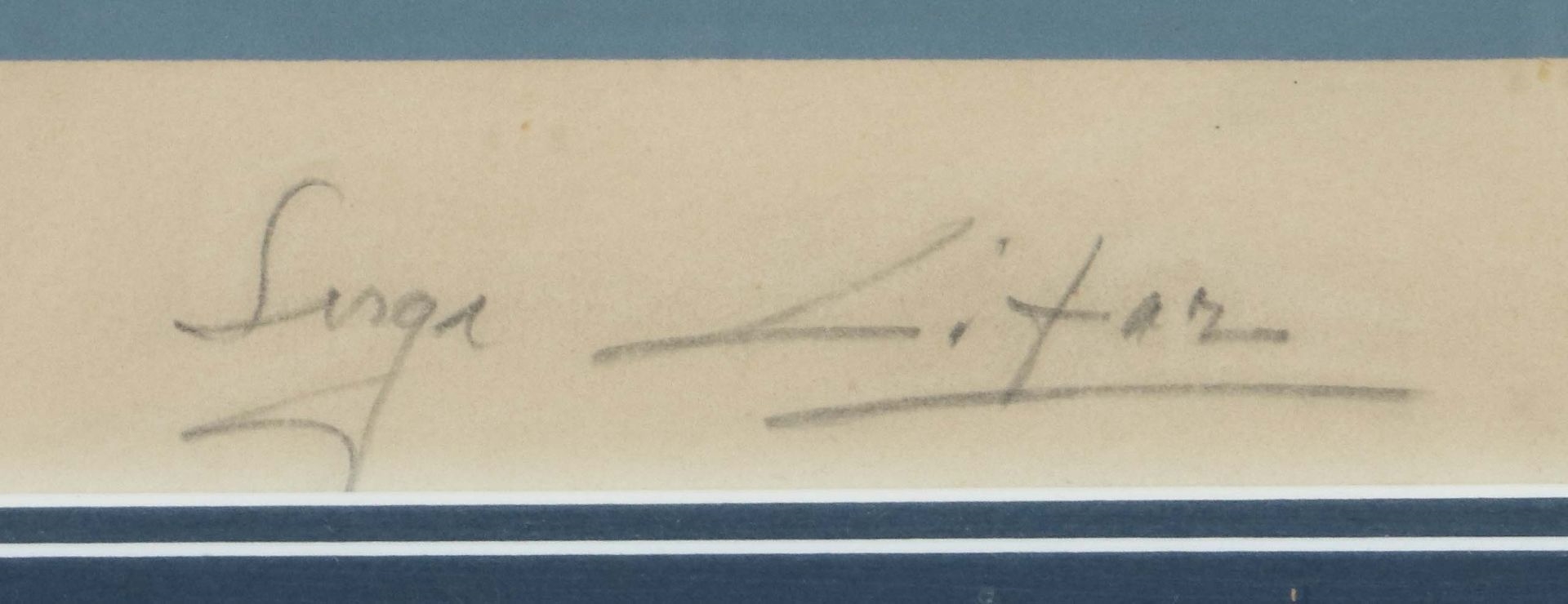 Artwork by Serge Lifar, Tanzende Silhouetten, Made of Farblithographie/Papier