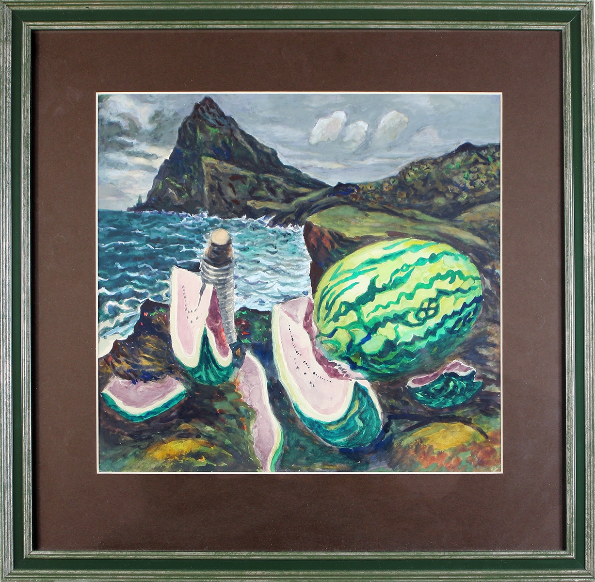 Alexander Lukich Rotach | Landscape with watermelon | MutualArt