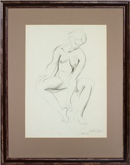 Seated Model - Alexander Lukich Rotach