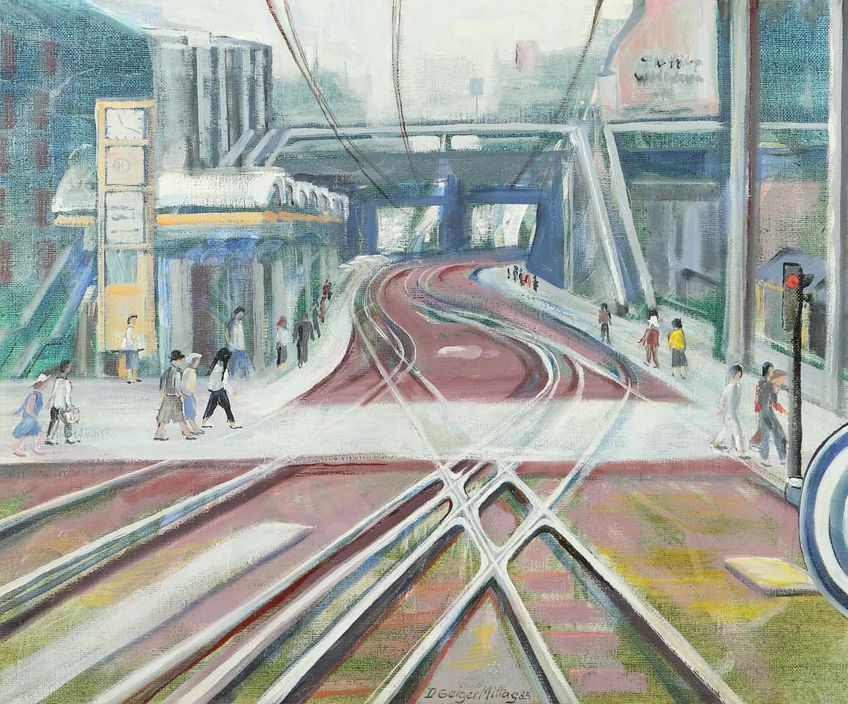 Artwork by Doris Geiger-mittag, Wilhelmsplatz, Made of Öl/Leinwand