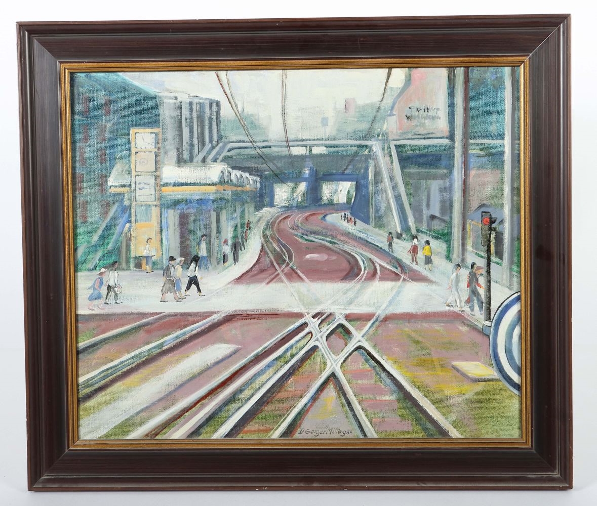 Artwork by Doris Geiger-mittag, Wilhelmsplatz, Made of Öl/Leinwand