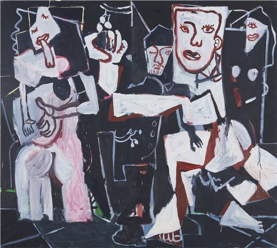 Turno da noite (night olives by Manuel Botelho, dated 90