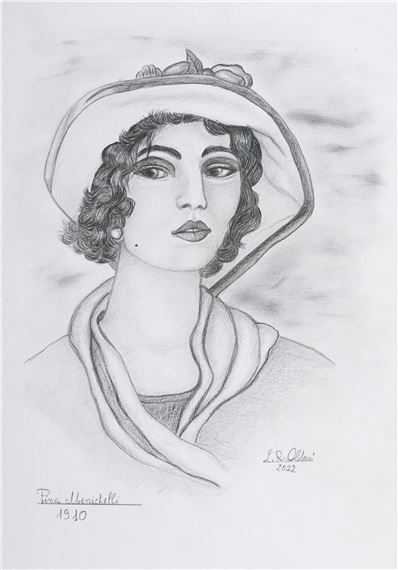 Pina Menichelli 1910 by Linuccia Oldani