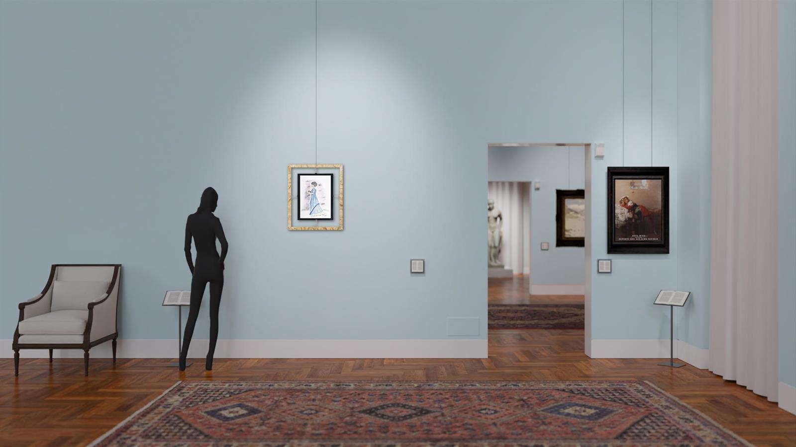 Artwork by Linuccia Oldani, Miss Lily Elsie 1907, Made of pencil on paper