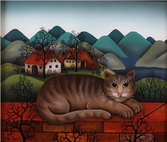 Kerk a d Dach, Cat on a wall - Mitja Rojc