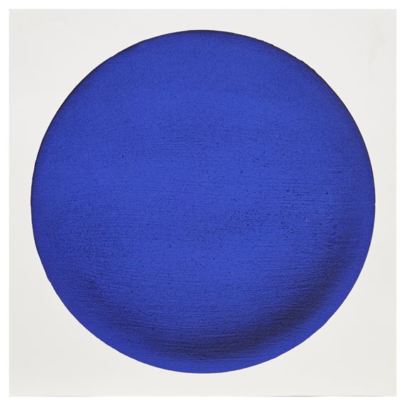 Yves Klein | Disque bleu - IKB 54 (1957) | MutualArt
