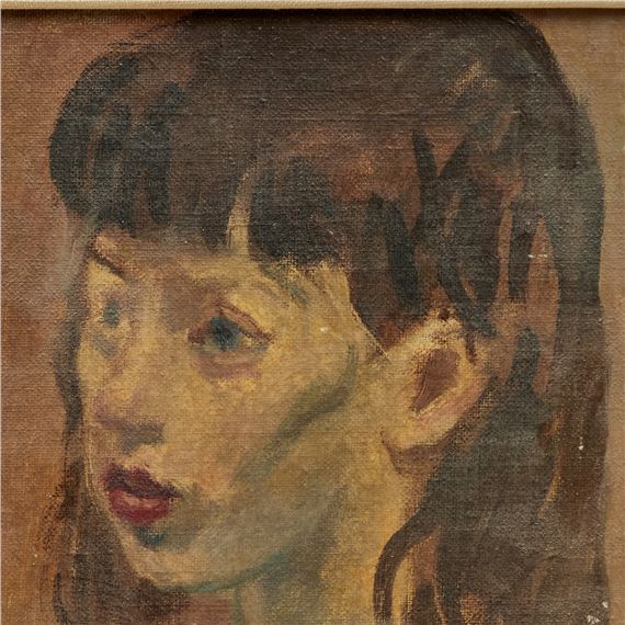 Raphael Soyer | Portrait of a Young Woman | MutualArt