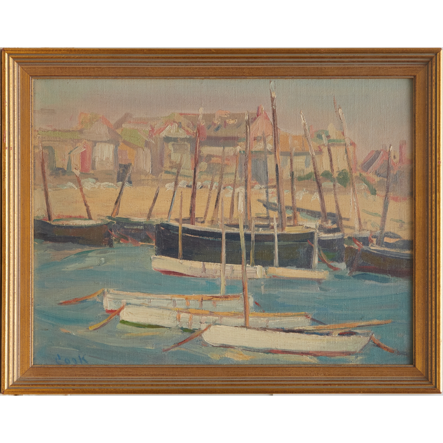 Artwork by Charles Bayley Cook, St. Ives, Made of oil on canvas board