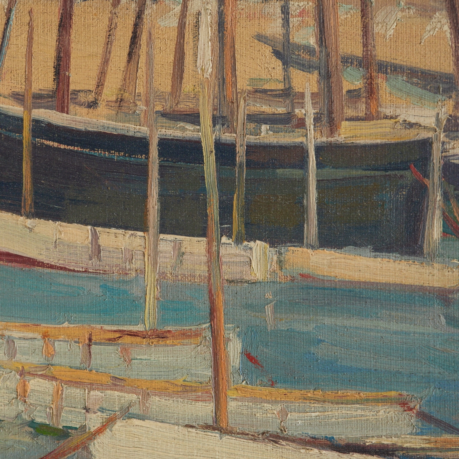 Artwork by Charles Bayley Cook, St. Ives, Made of oil on canvas board