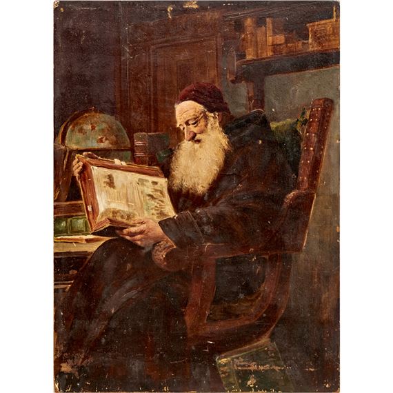 Monk Reading a Book - Donatus Buongiorno