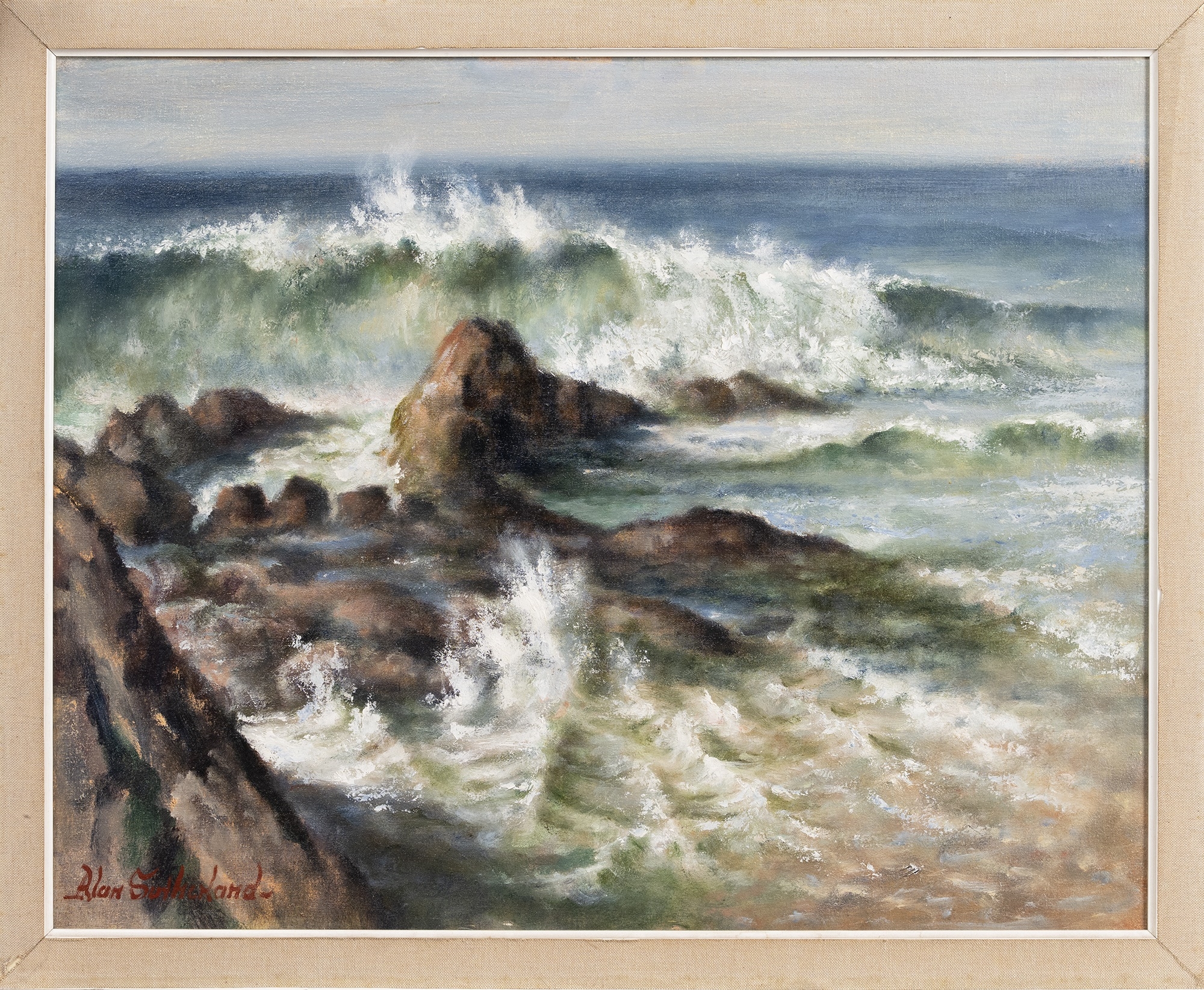 Alan Sutherland | STORMY SEA | MutualArt