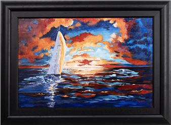 SUNSET OVER THE SEA - Giovanni Spinelli