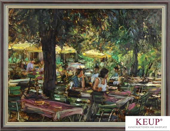 Biergarten Regensburg by Gerhard Prechtl, 1993