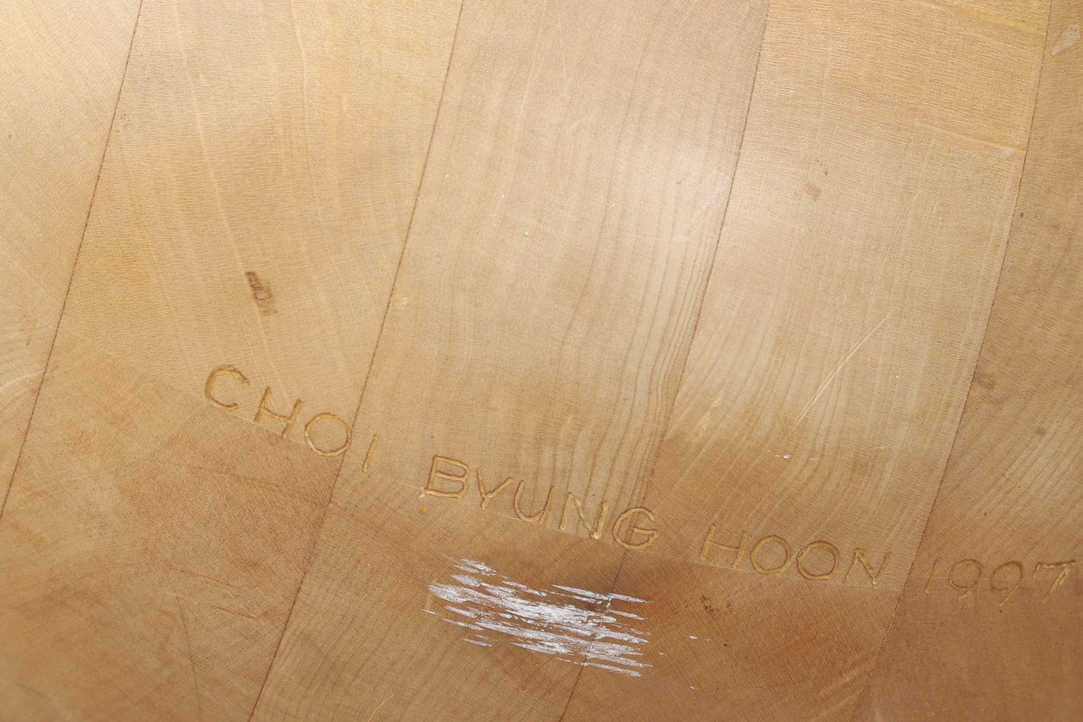 Artwork by Choi Byung Hoon, Vents au début du monde 9637, 1997, Made of wood