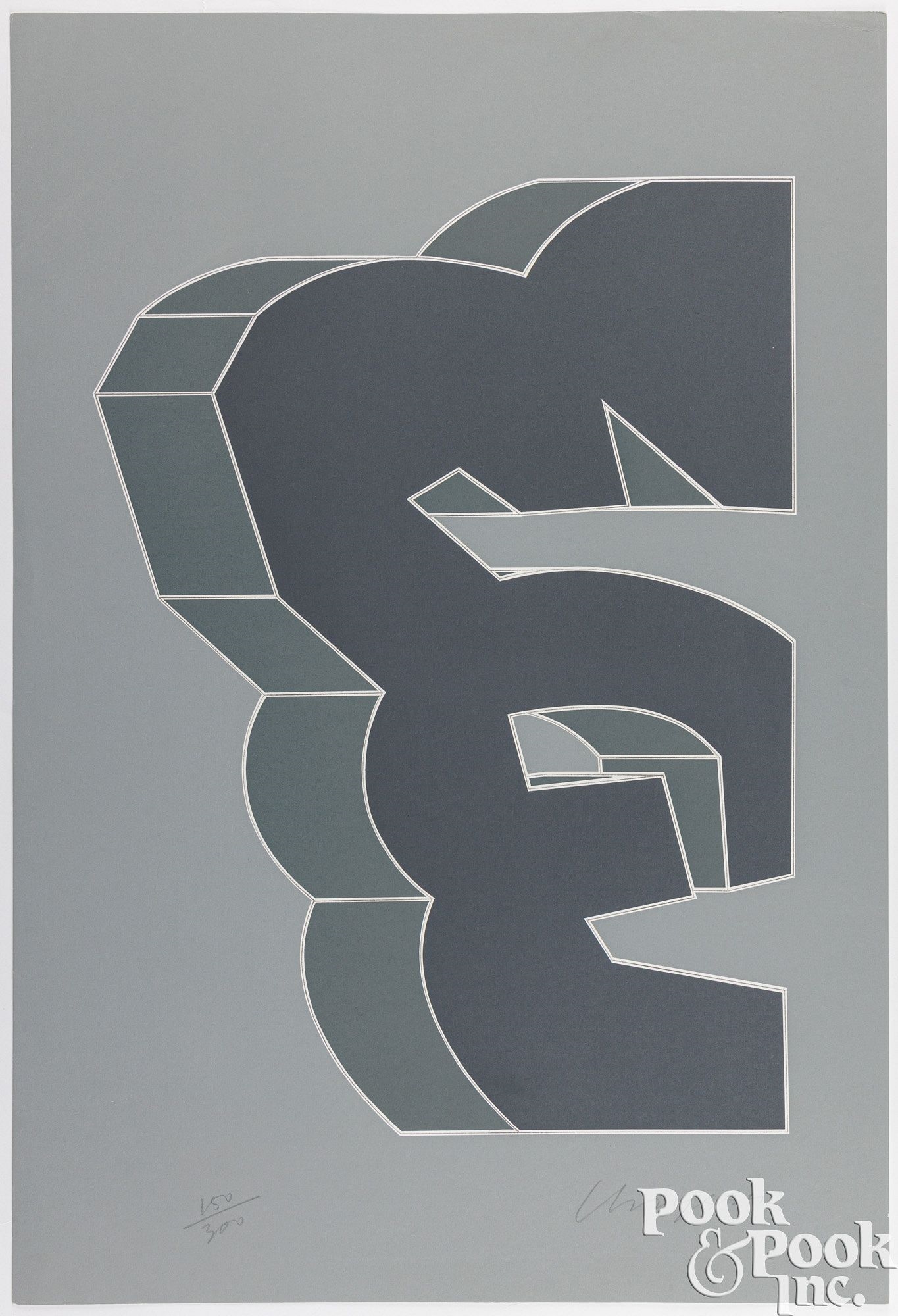 Chryssa | Two Chryssa Times Square serigraphs (1979) | MutualArt
