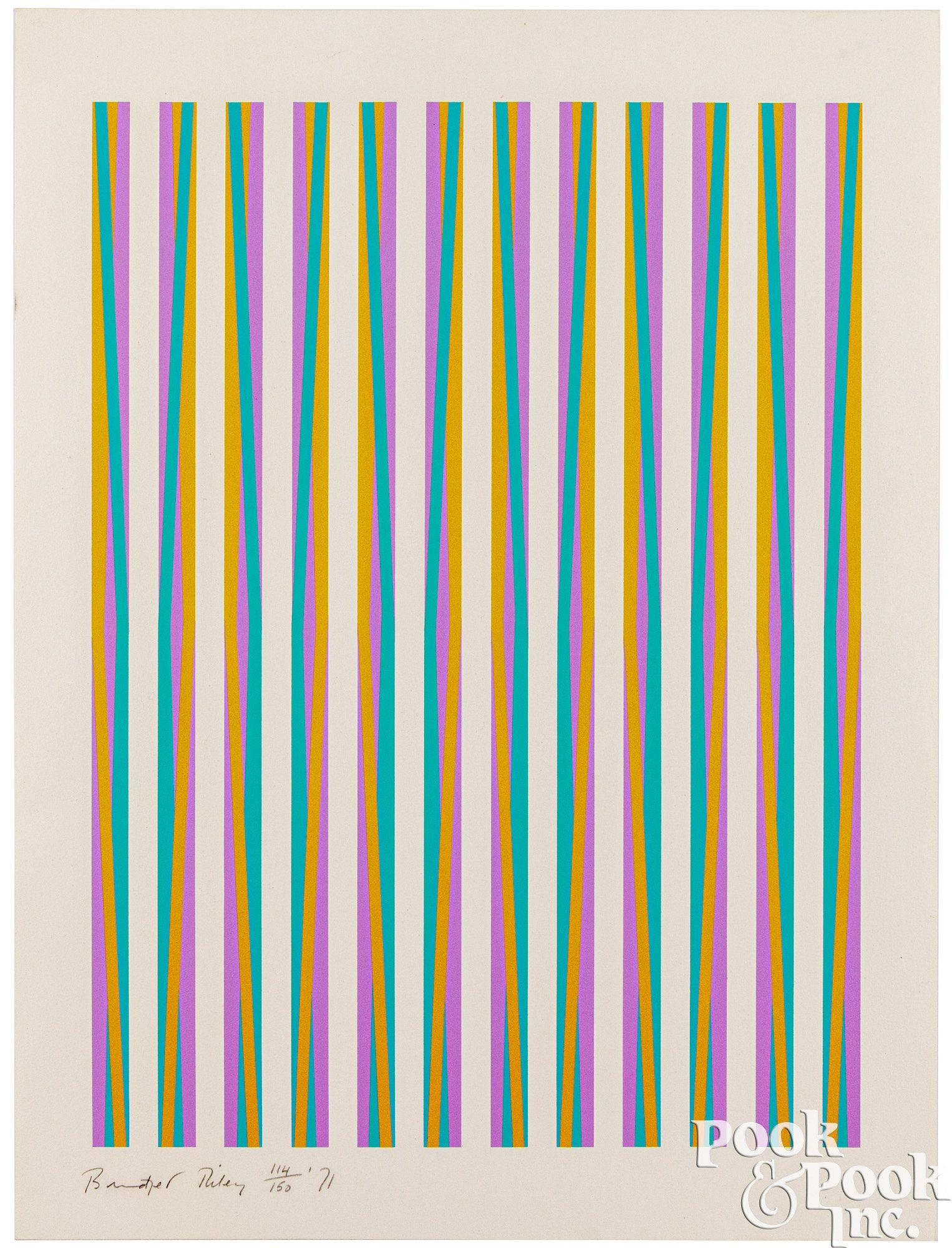 Bridget Riley | Bridget Riley Print for Chicago 8 (1971) | MutualArt
