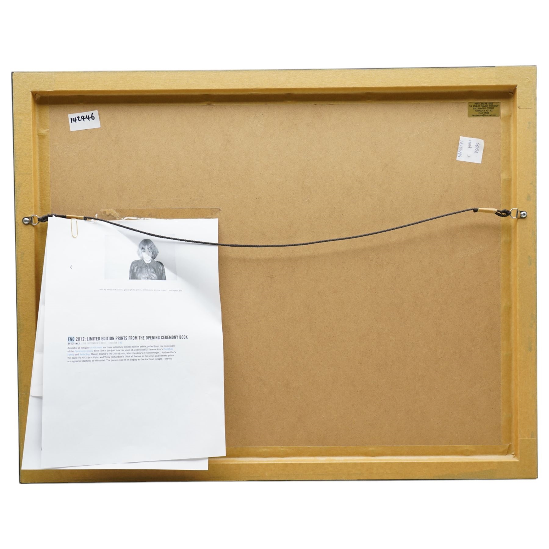 Artwork by Terry Richardson, Chloe' (Sevigny, Made of photo print