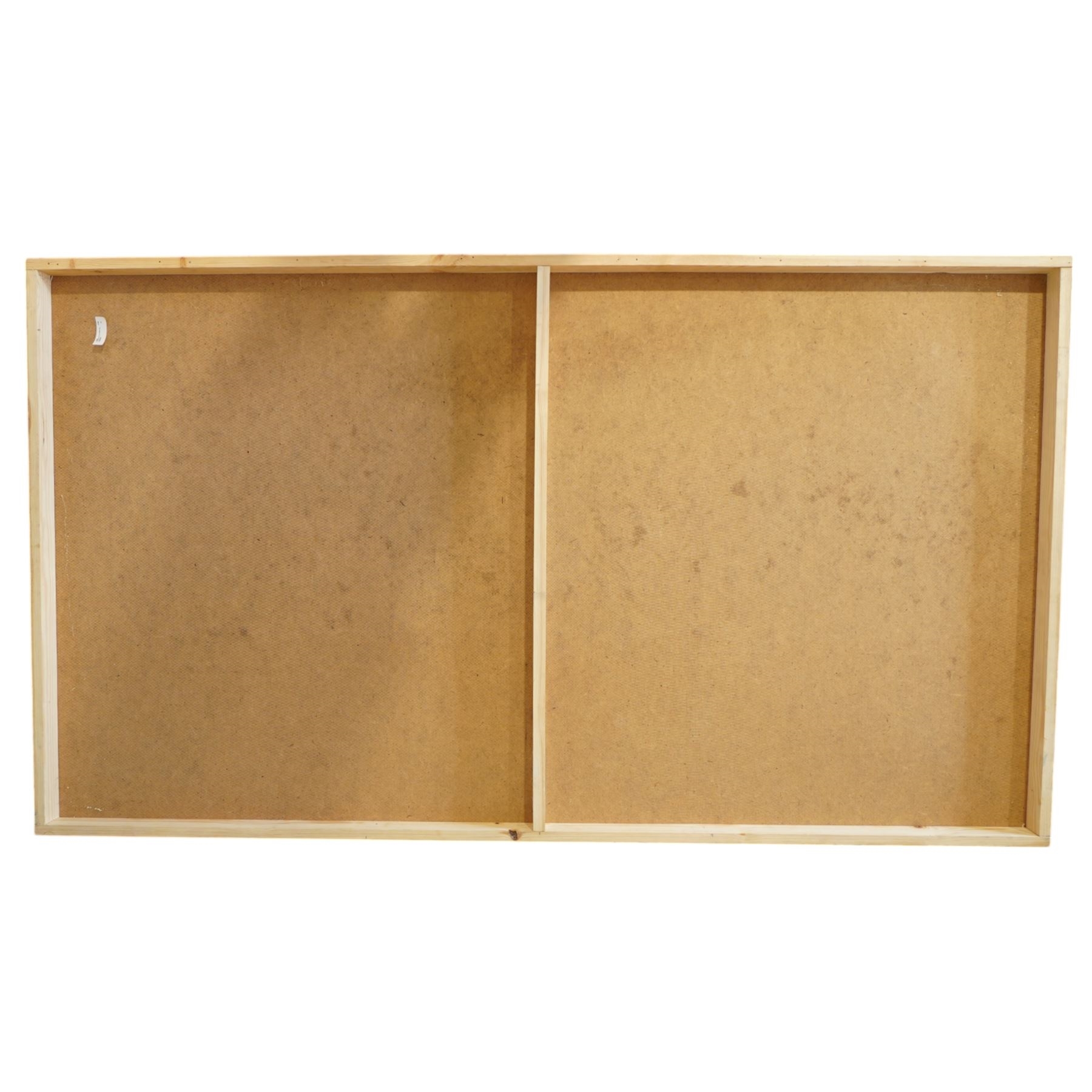 Artwork by Alan Gummerson, Nude Female Reclining, Made of oil pastel