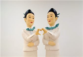 Behind a Flight Attendant’s Painted-On Smile