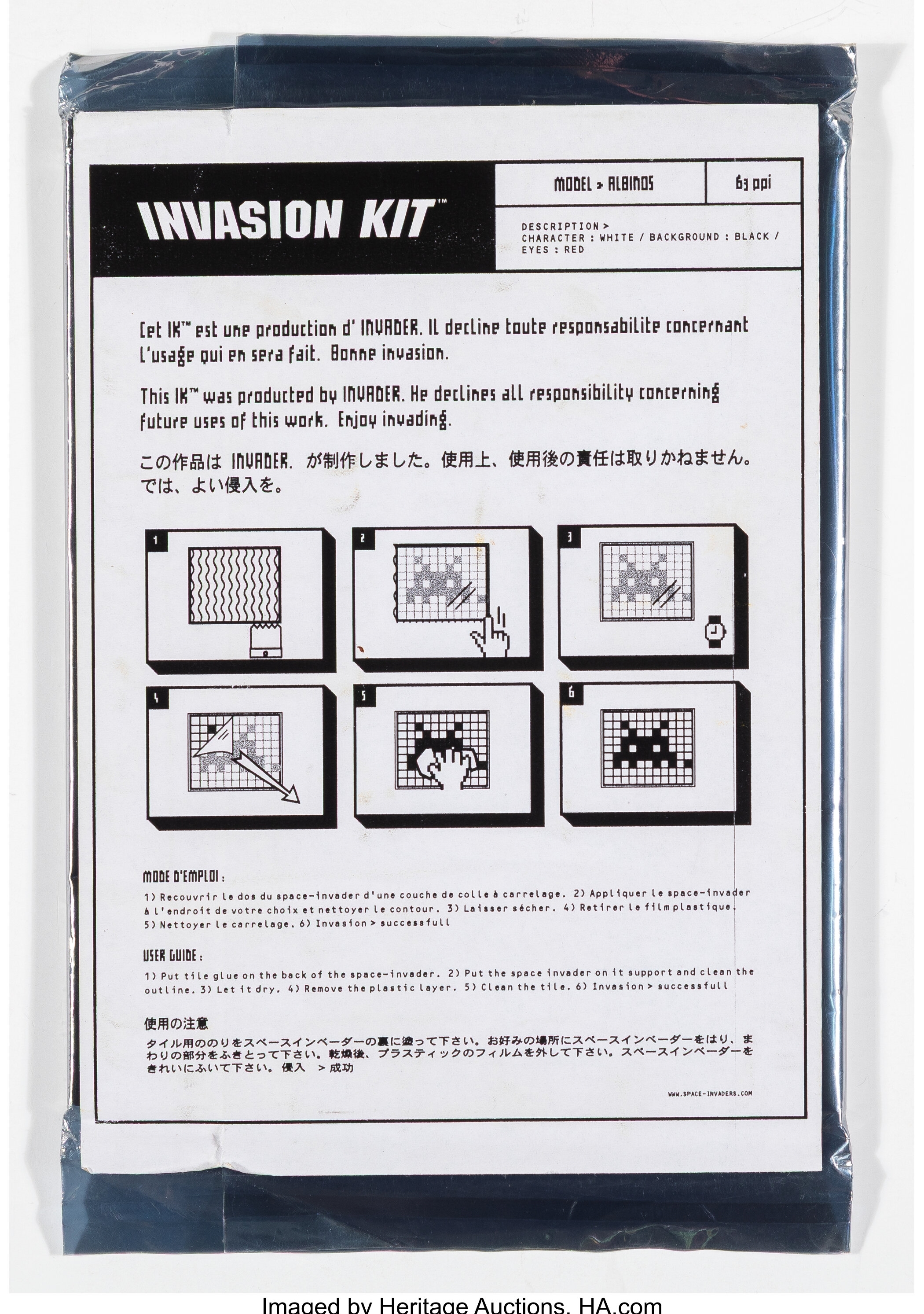 Space Invader | Invader Kit #1: Albinos (2001) | MutualArt