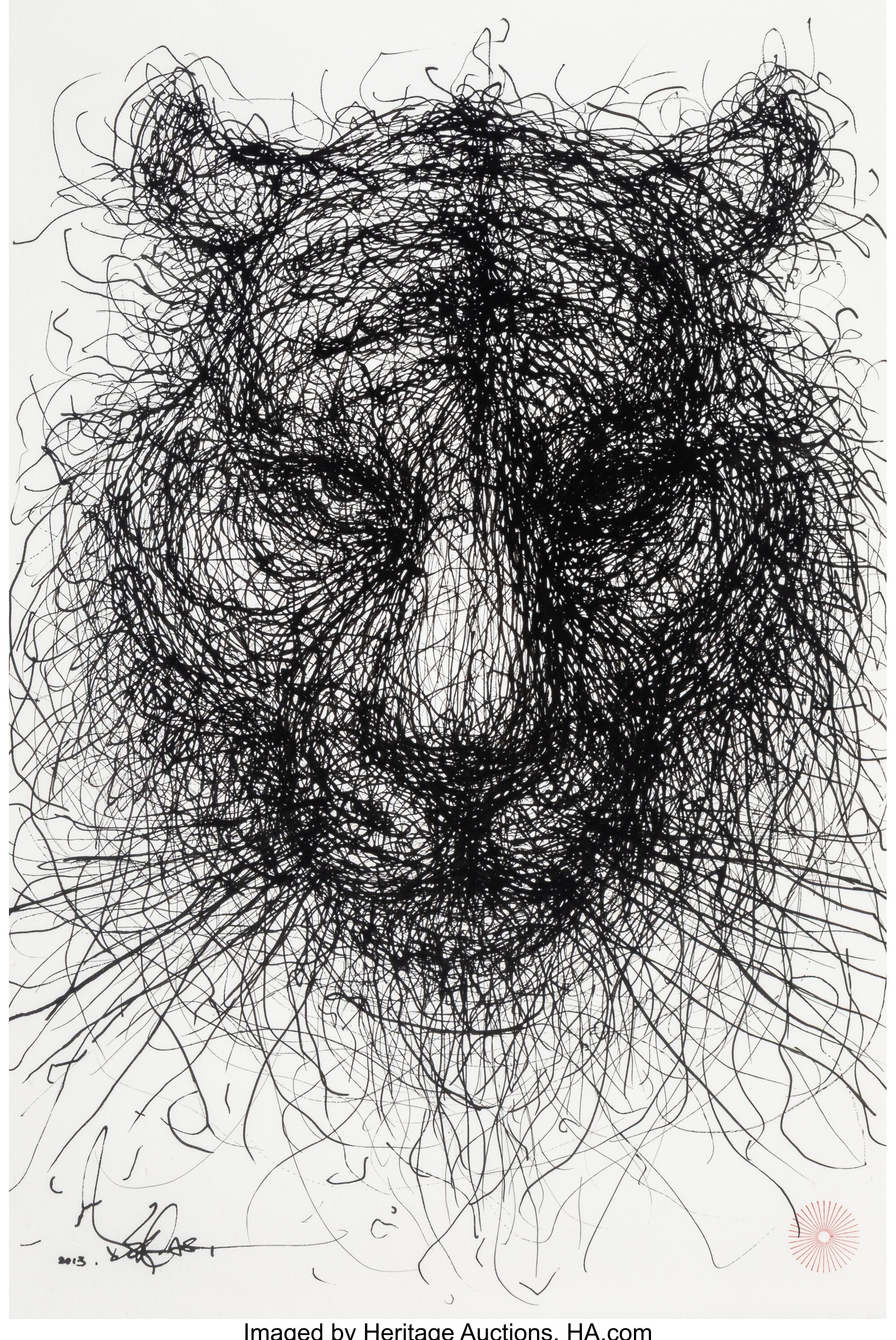 Artwork by DALeast, REDOK-U, Made of Ink on wove paper