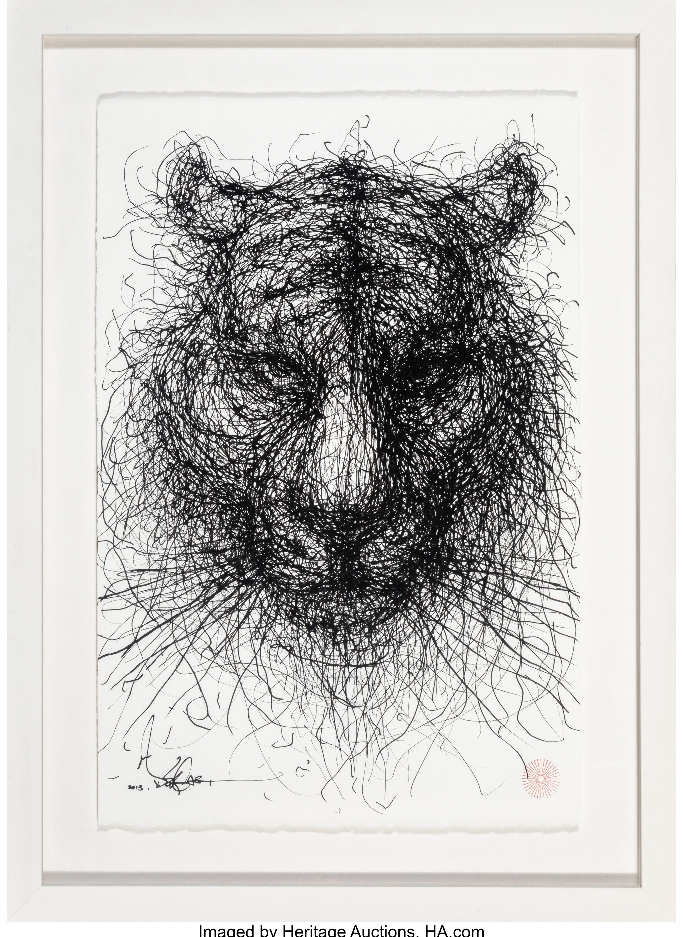 Artwork by DALeast, REDOK-U, Made of Ink on wove paper