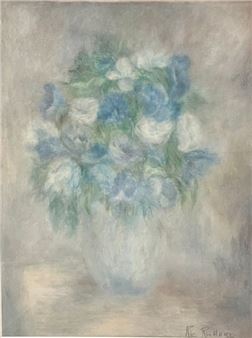 Bouquet de fleurs bleues - Ric Richard