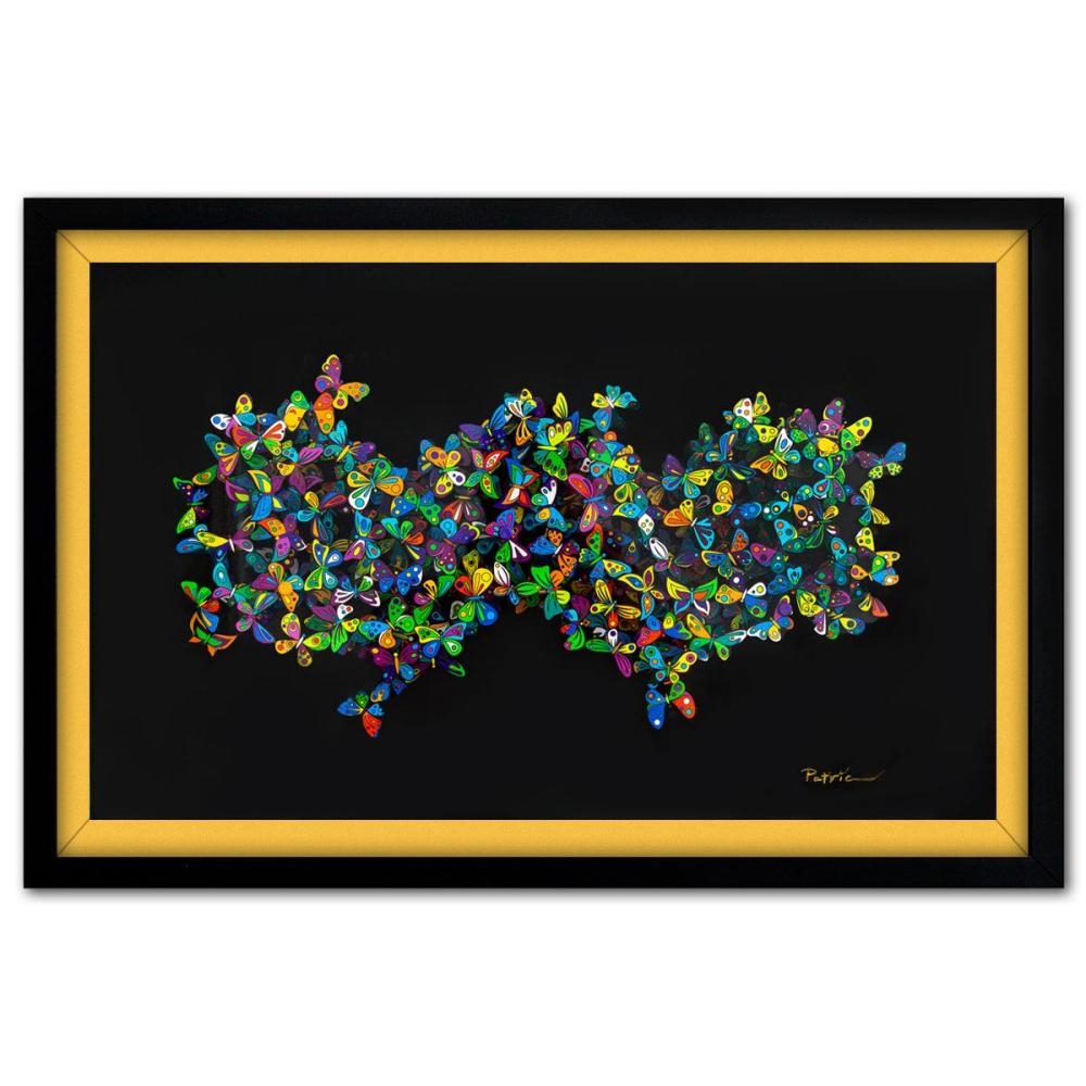 Artwork by Patricia Govezensky, Tide, Made of 3D Multilayered Woodcut